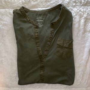 Green Long Sleeve Shirt
